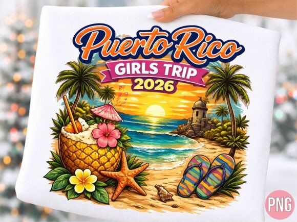 Download Puerto Rico Girls Trip Beach 2026 PNG - Girls trip Collection