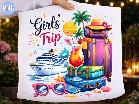 Download Girls Trip Cruise Vacation Summer PNG - Girls trip Collection